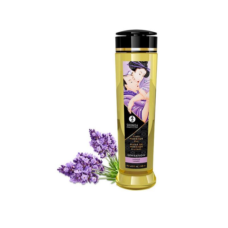 SHUNGA - SENSATION EROTIC MASSAGE OIL 240 ML SHUNGA OILS - 1