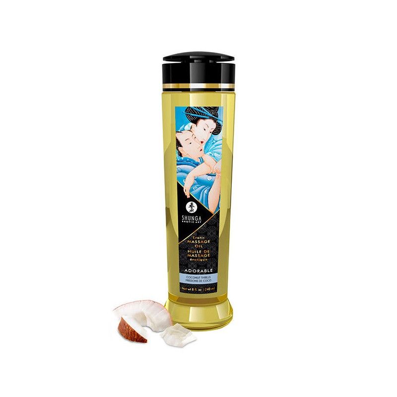 SHUNGA - ADORABLE EROTIC MASSAGE OIL 240 ML SHUNGA OILS - 1