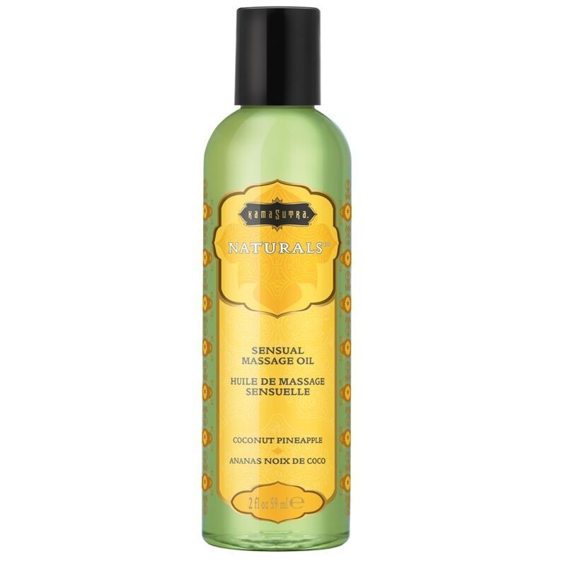 KAMASUTRA - NATURAL COCONUT AND PINEAPPLE MASSAGE OIL 59 ML KAMASUTRA  COSMETICS - 1