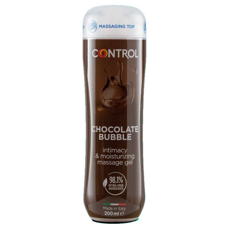 CONTROL - MASSAGE GEL 3 IN 1 CHOCOLATE BUBBLE 200 ML CONTROL LUBES - 1