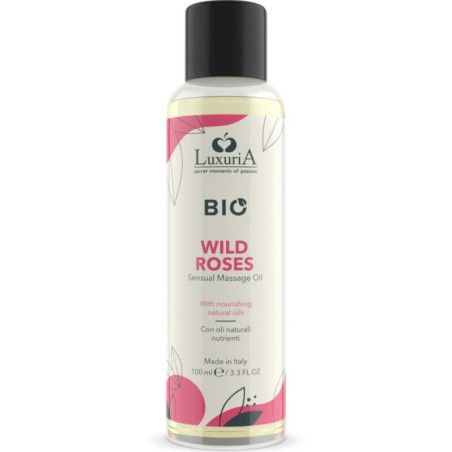 INTIMATELINE LUXURIA - BIO WILD ROSES MASSAGE OIL 100 ML