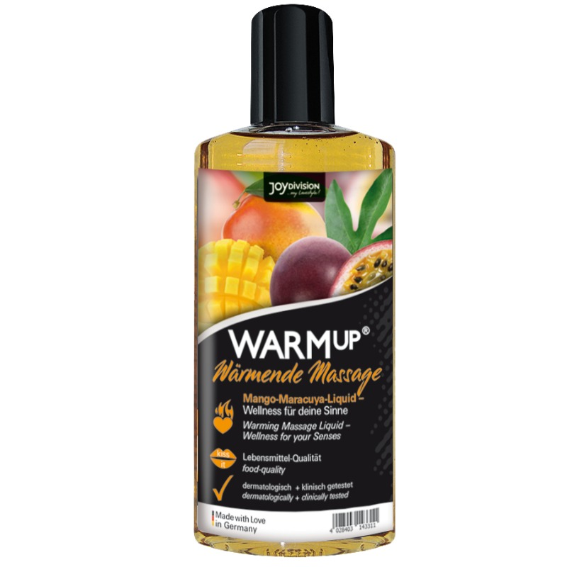 JOYDIVISION AQUAGLIDE - WARMUP MANGO AND MARACUYA MASSAGE OIL 150 ML JOYDIVISION AQUAGLIDE - 1