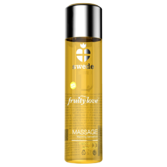 SWEDE - FRUITY LOVE WARMING EFFECT MASSAGE OIL TROPICAL FRUITY WITH HONEY 120 ML. SWEDE - 1
