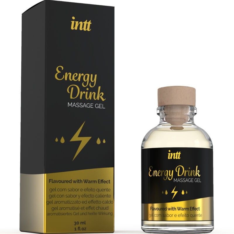 INTT MASSAGE & ORAL SEX - MASSAGE GEL WITH FLAVORED ENERGY CA DRINK AND HEATING EFFECT INTT MASSAGE & ORAL SEX - 2