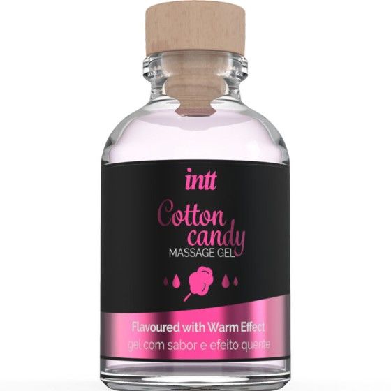 INTT MASSAGE & ORAL SEX - MASSAGE GEL WITH COTTON CANDY FLAVOR AND HEATING EFFECT INTT MASSAGE & ORAL SEX - 1
