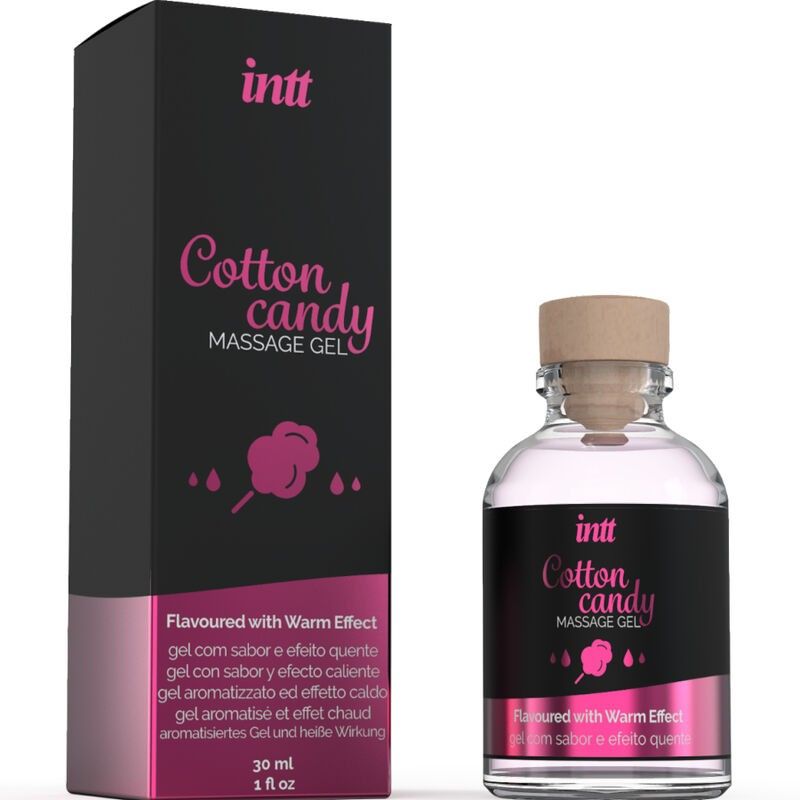INTT MASSAGE & ORAL SEX - MASSAGE GEL WITH COTTON CANDY FLAVOR AND HEATING EFFECT INTT MASSAGE & ORAL SEX - 2