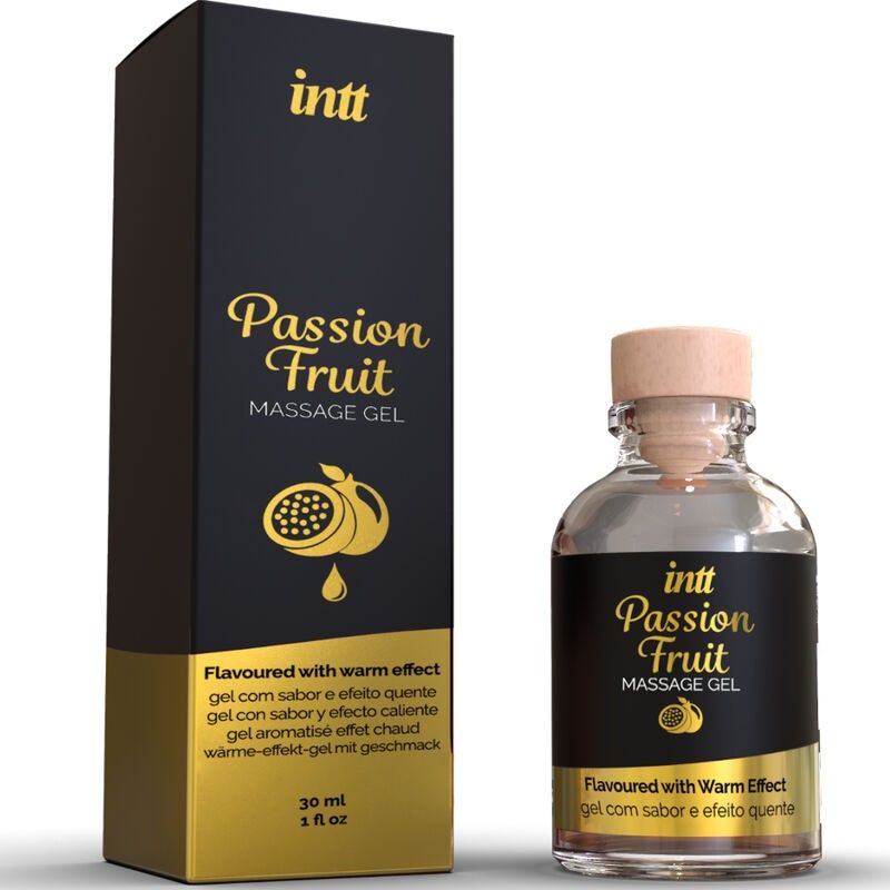 INTT MASSAGE & ORAL SEX - PASSION FRUIT FLAVORED MASSAGE GEL WITH HEAT EFFECT INTT MASSAGE & ORAL SEX - 2