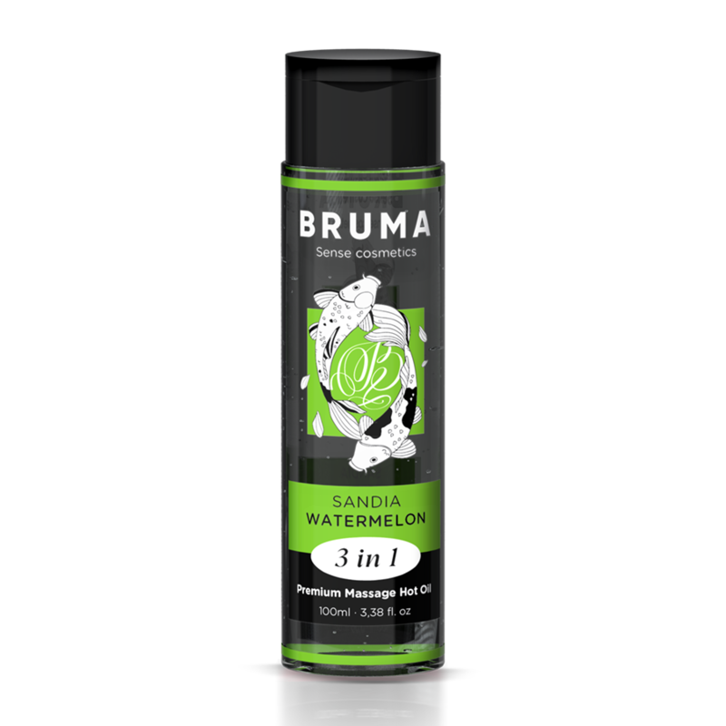 BRUMA - PREMIUM MASSAGE HOT OIL WATERMELON 3 IN 1 - 100 ML BRUMA - 1