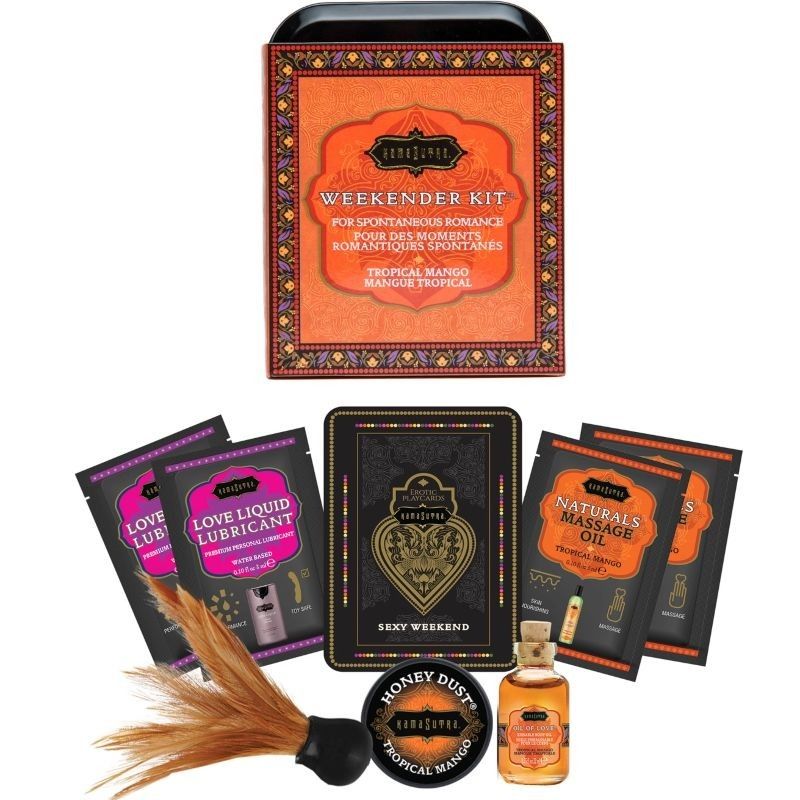 KAMASUTRA - WEEKENDER TIN KIT TROPICAL HANDLE KAMASUTRA  COSMETICS - 2