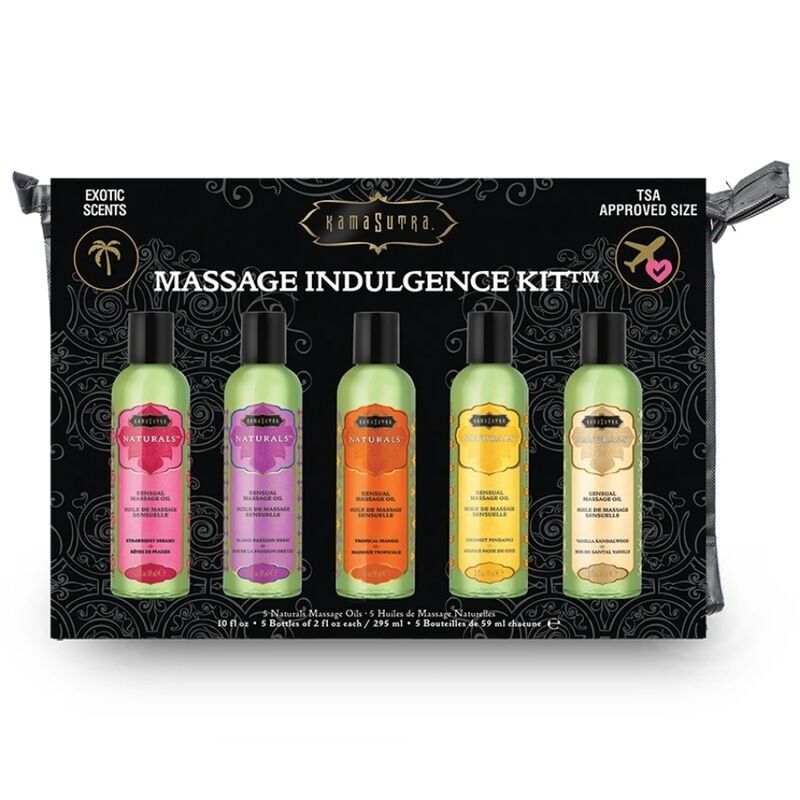 KAMASUTRA - INDULGENCE MASSAGE OIL KIT KAMASUTRA  COSMETICS - 1