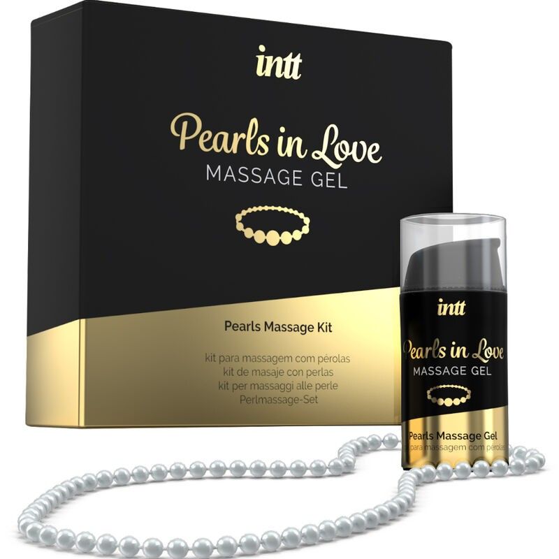 INTT MASSAGE & ORAL SEX - PEARLS IN LOVE WITH PEARL NECKLACE AND SILICONE GEL INTT MASSAGE & ORAL SEX - 1