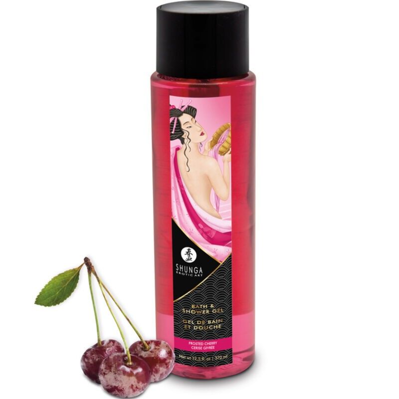 SHUNGA - BATH & SHOWER GEL FROSTED CHERRY 370 ML SHUNGA BATH EXPERIENCE - 1