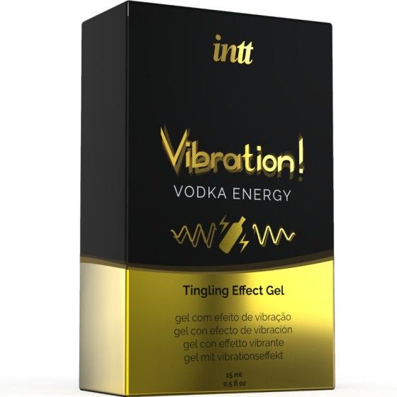 INTT - POWERFUL INTIMATE STIMULANT LIQUID VIBRATING GEL VODKA 15ML INTT UNISEX AROUSAL GEL - 3