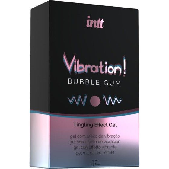 INTT - POWERFUL INTIMATE STIMULANT LIQUID VIBRATING GUM GUM 15ML INTT UNISEX AROUSAL GEL - 3