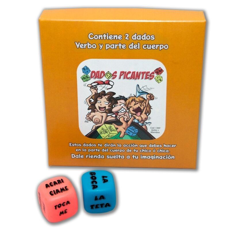 DIABLO PICANTE - 2 DICE GAME OF ACTION AND PART OF THE BODY DIABLO PICANTE - 1