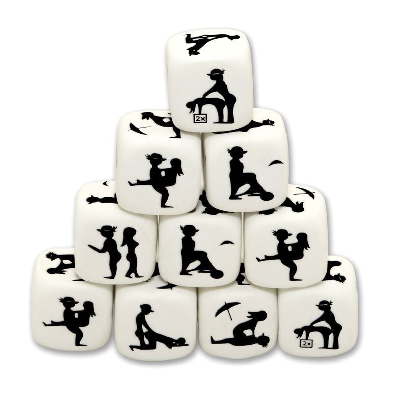 SPICY DEVIL - WHITE POSING DICE DIABLO PICANTE - 1