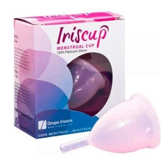 IRISCUP - LARGE PINK MONTH CUP + FREE STERILIZER BAG IRISCUP - 1