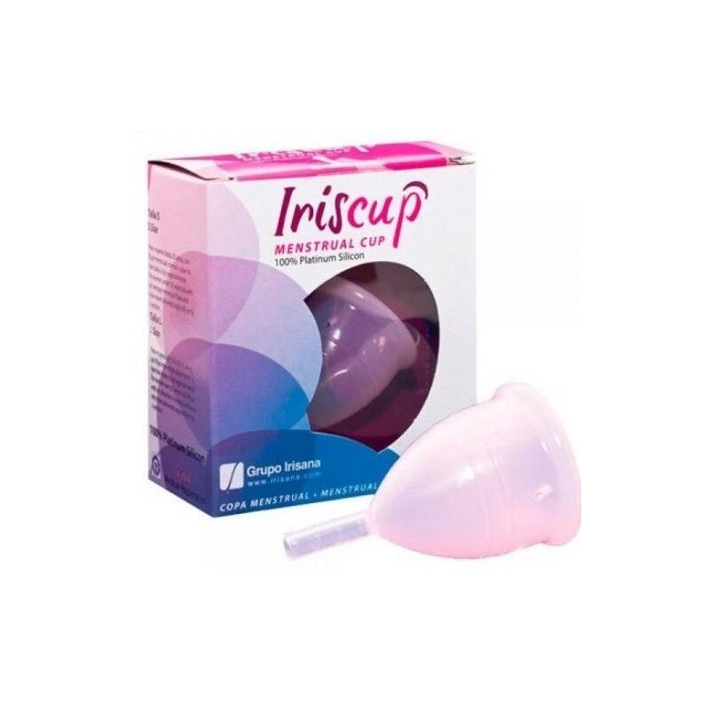 IRISCUP - LARGE PINK MONTH CUP + FREE STERILIZER BAG IRISCUP - 1