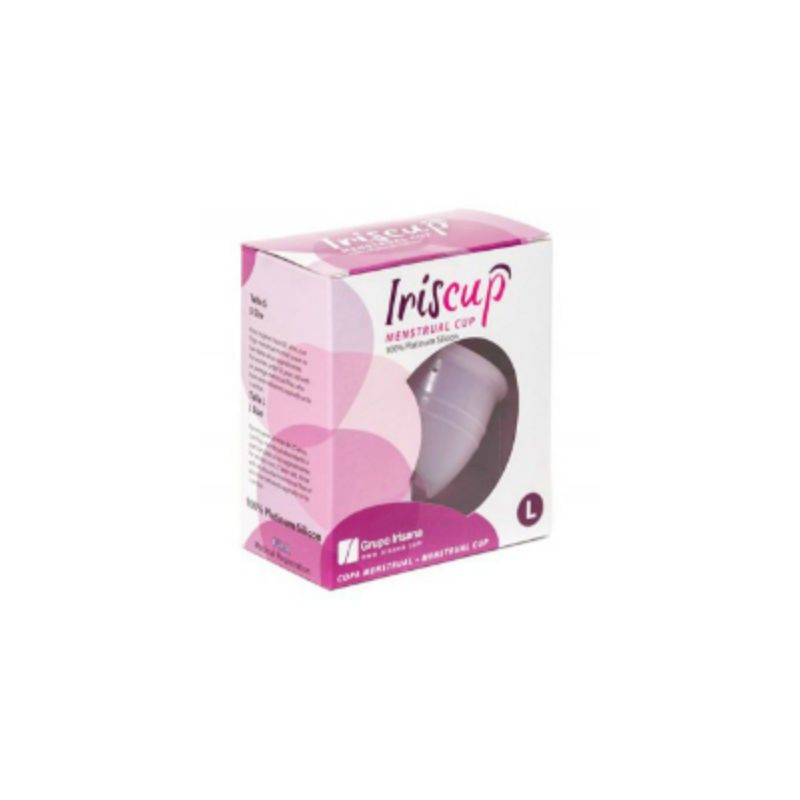 IRISCUP - LARGE PINK MONTH CUP + FREE STERILIZER BAG IRISCUP - 2