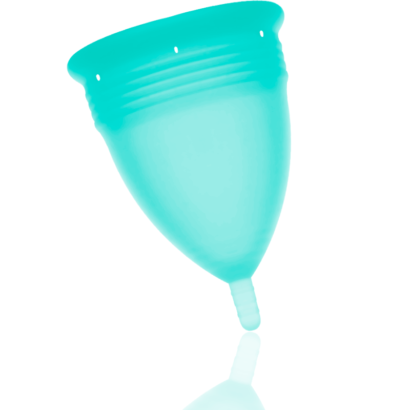 STERCUP - FDA SILICONE MENSTRUAL CUP SIZE L AQUAMARINE STERCUP - 2