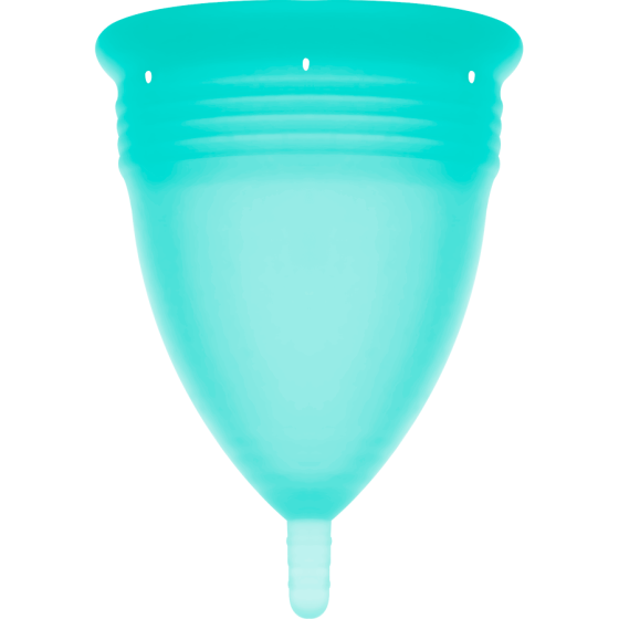 STERCUP - FDA SILICONE MENSTRUAL CUP SIZE L AQUAMARINE STERCUP - 3