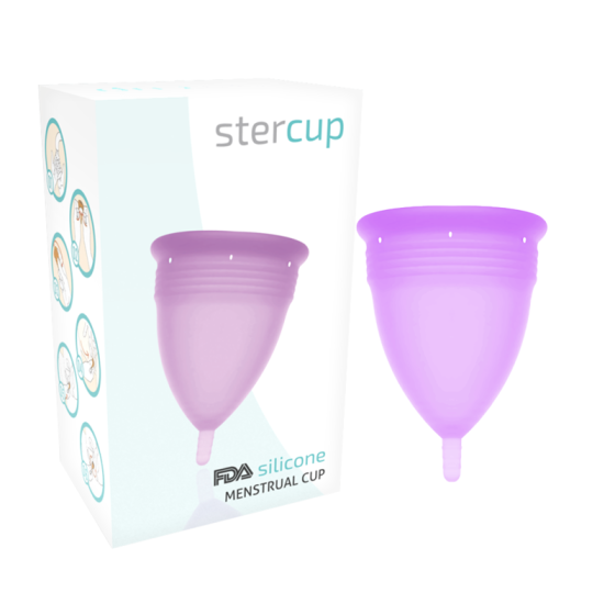 STERCUP - FDA SILICONE MENSTRUAL CUP SIZE S LILAC STERCUP - 1