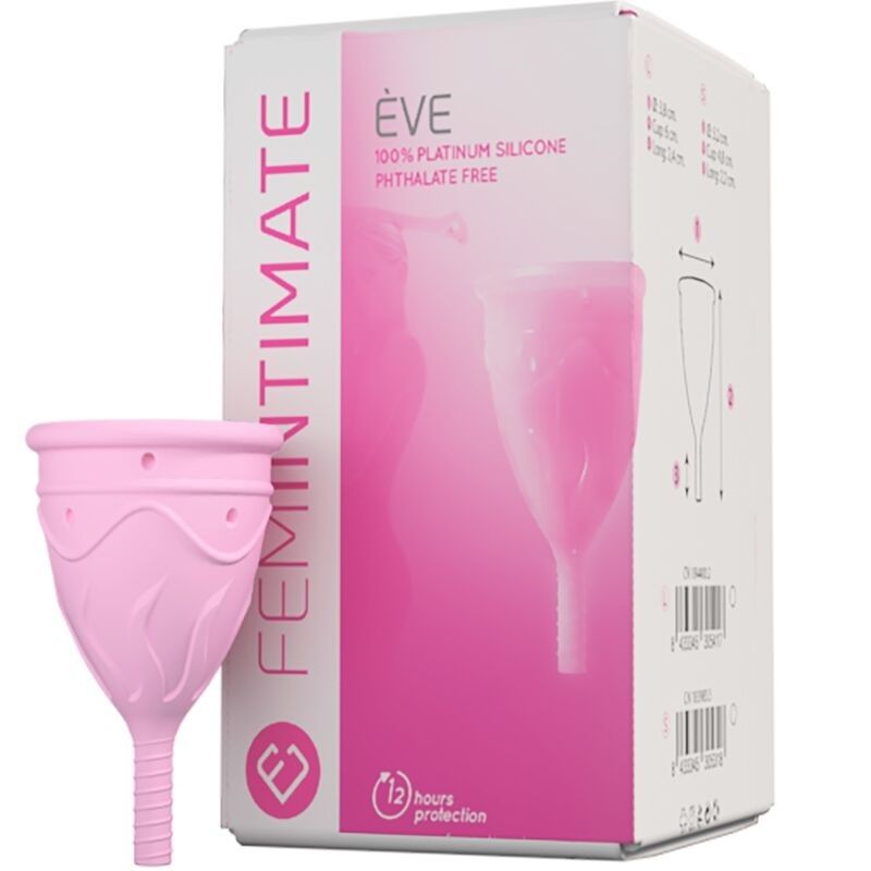 FEMINTIMATE - EVE SILICONE MENSTRUAL CUP SIZE S FEMINTIMATE - 1