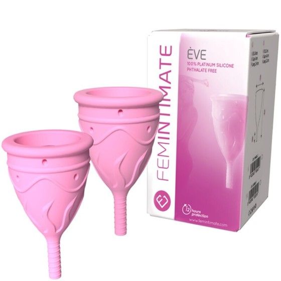 FEMINTIMATE - EVE SILICONE MENSTRUAL CUP SIZE S FEMINTIMATE - 6