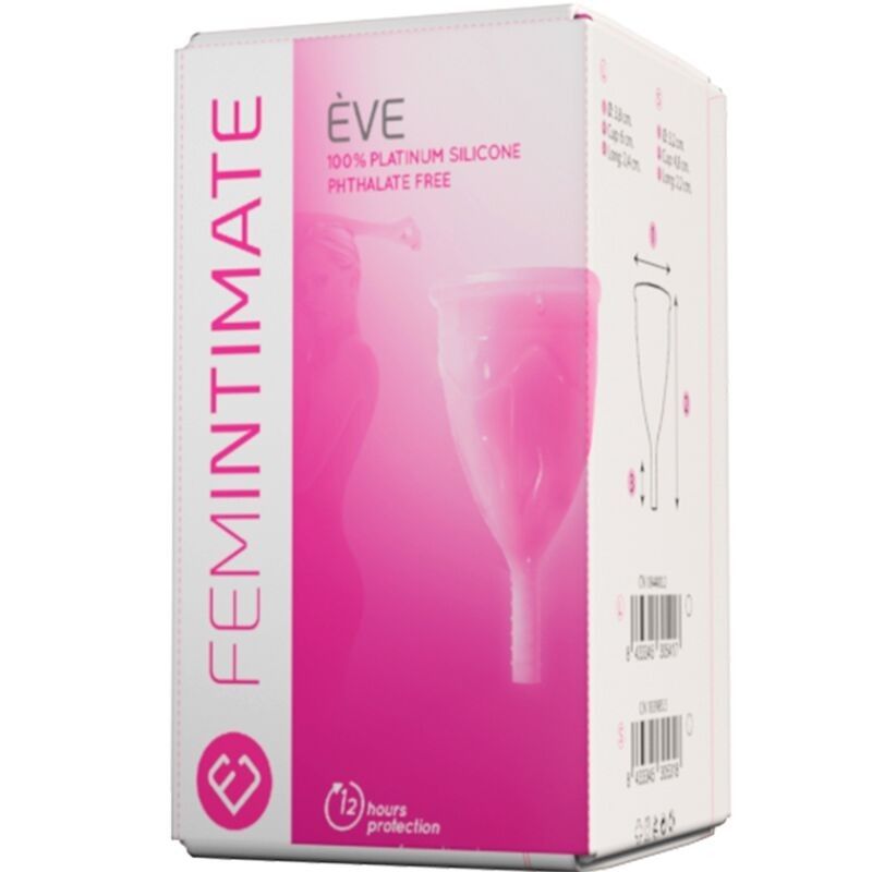 FEMINTIMATE - EVE SILICONE MENSTRUAL CUP SIZE S FEMINTIMATE - 8