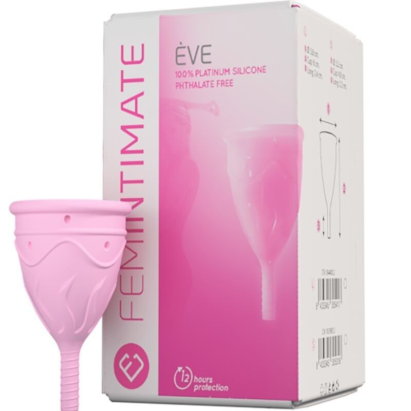 FEMINTIMATE - EVE SILICONE MENSTRUAL CUP SIZE L FEMINTIMATE - 1