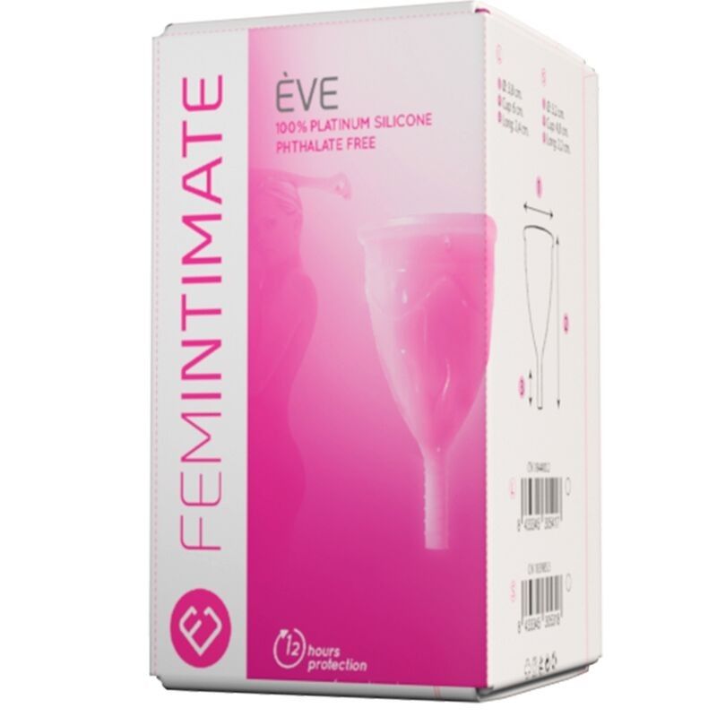 FEMINTIMATE - EVE SILICONE MENSTRUAL CUP SIZE L FEMINTIMATE - 8