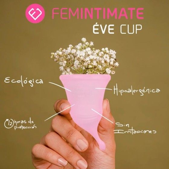 FEMINTIMATE - EVE NEW SILICONE MENSTRUAL CUP SIZE M FEMINTIMATE - 2