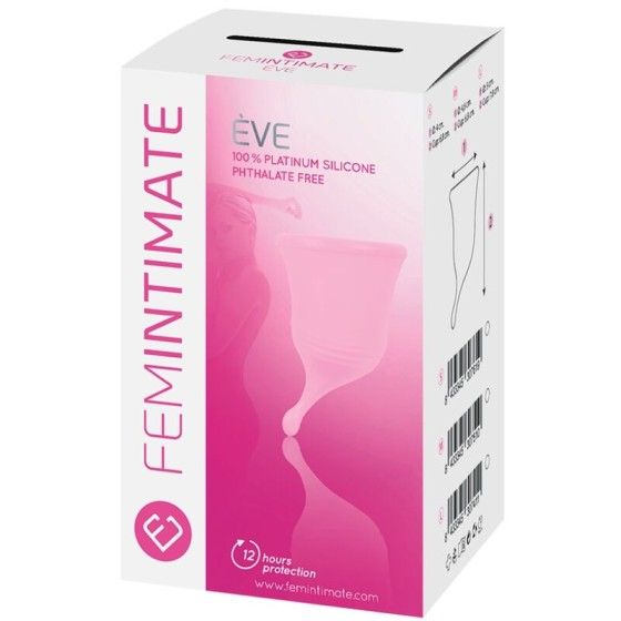 FEMINTIMATE - EVE NEW SILICONE MENSTRUAL CUP SIZE L FEMINTIMATE - 2