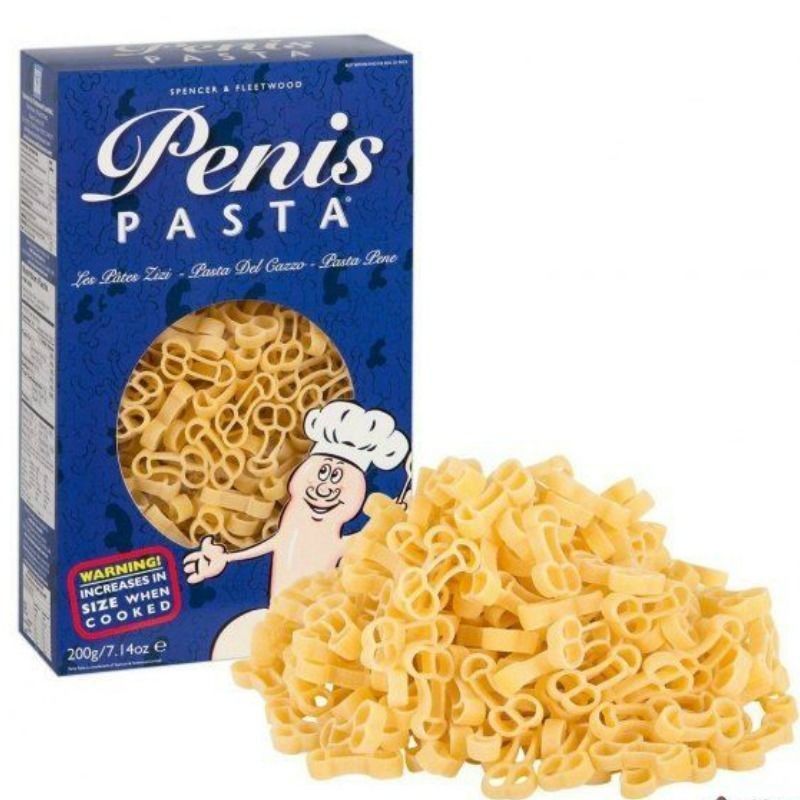 SPENCER & FLEETWOOD - PENIS-SHAPED PASTA 200 GR SPENCER & MFLETWOOD - 1