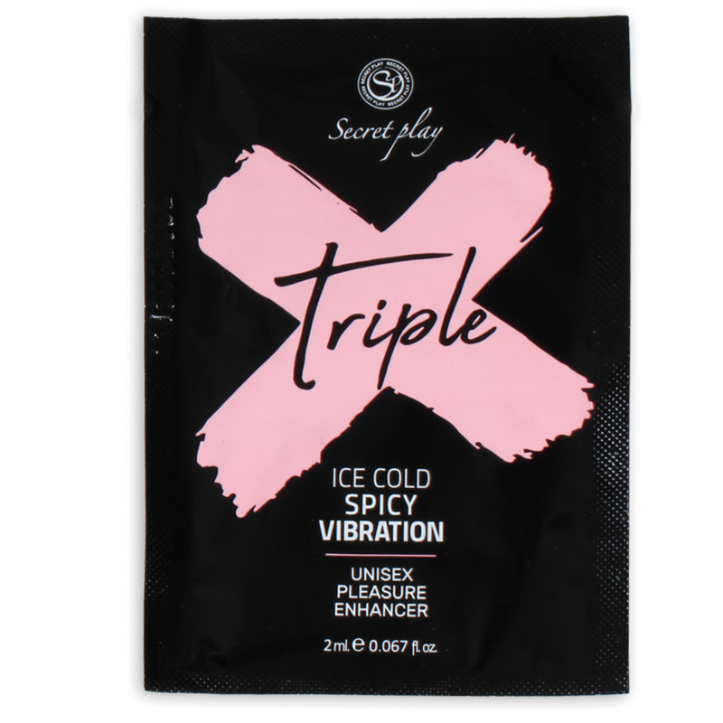 SECRETPLAY - SINGLE DOSE TRIPLE X PLEASURE INTENSIFIER SECRETPLAY COSMETIC - 1