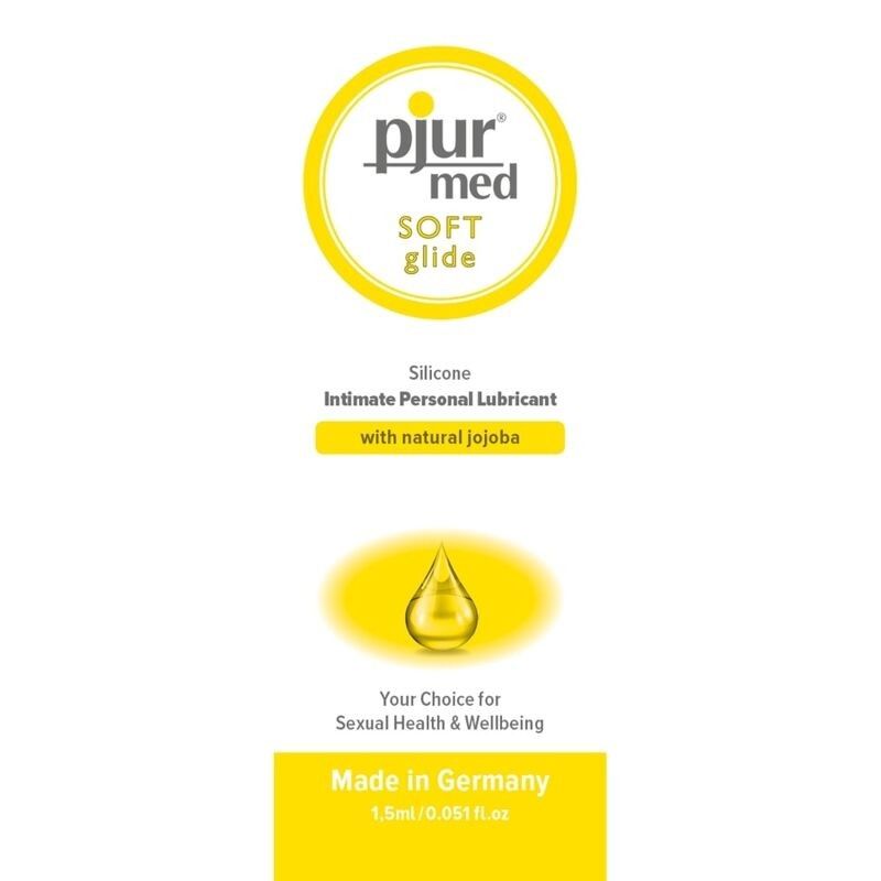 PJUR - MED SOFT GLIDE SILICONE LUBRICANT 1.5 ML PJUR - 1