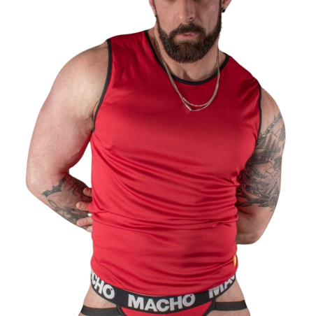 MACHO - RED T-SHIRT L/XL