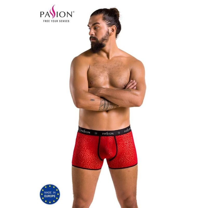 PASSION - 046 SHORT PARKER RED S/M PASSION MEN - 1