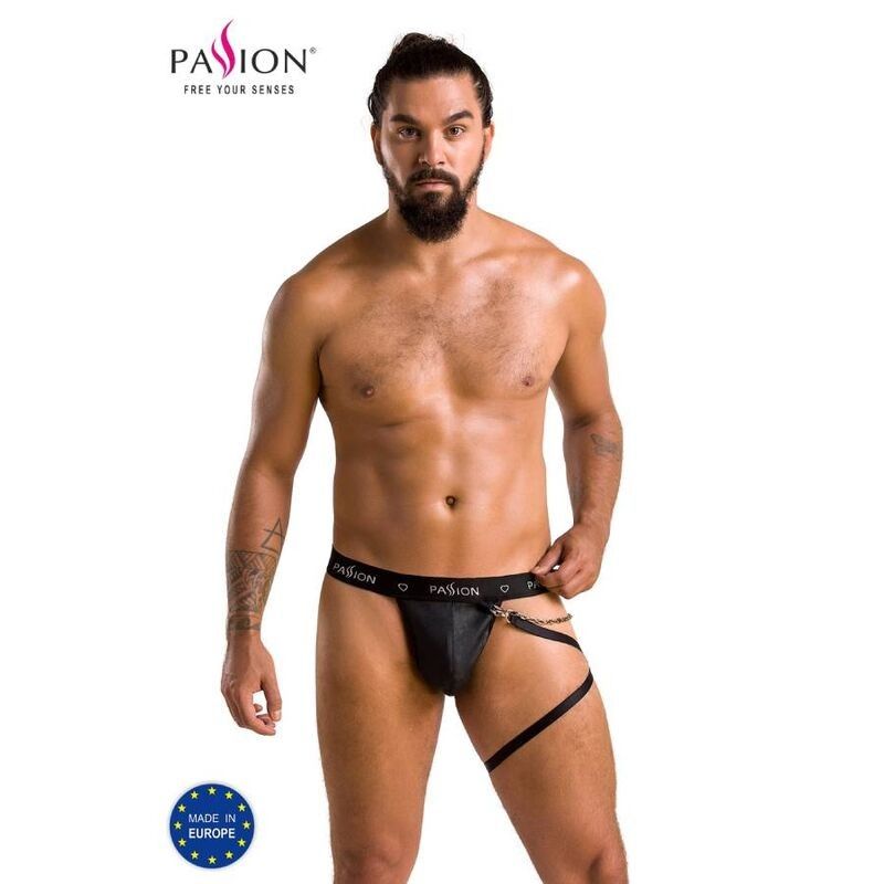 PASSION - 058 BILL THONG BLACK S/M PASSION MEN - 1