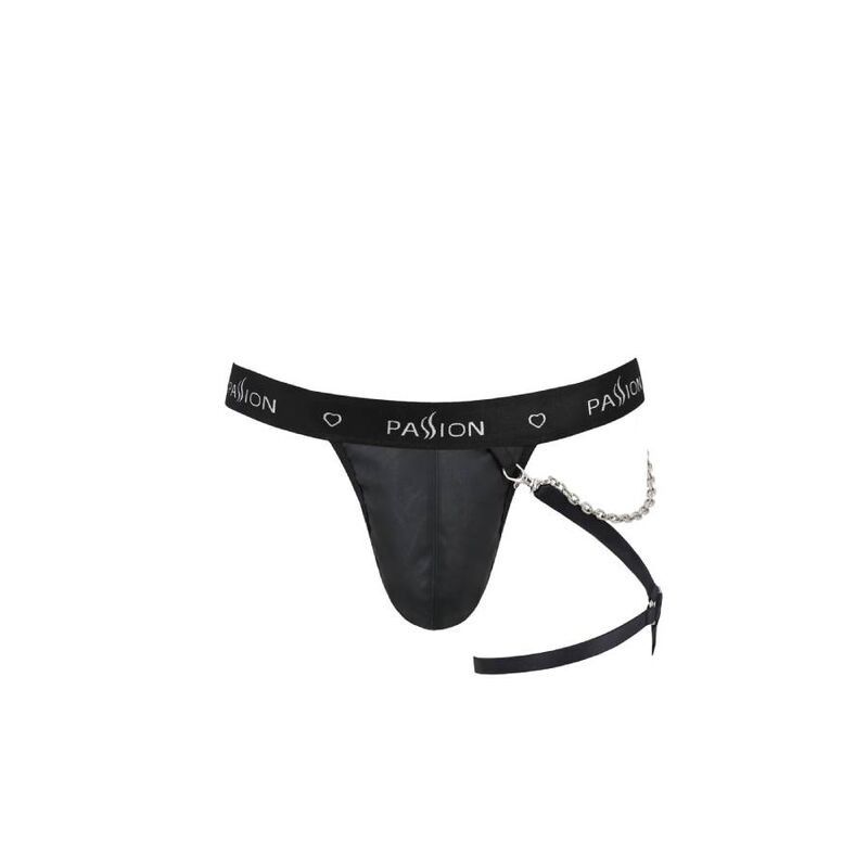 PASSION - 058 BILL THONG BLACK L/XL PASSION MEN - 5