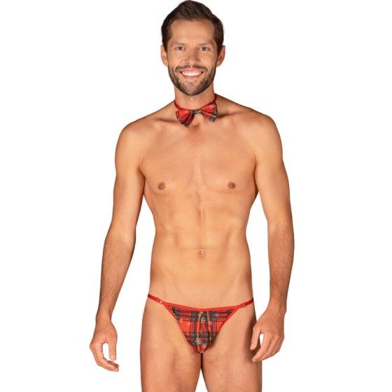 OBSESSIVE - MS MERRILO THONG & BOW TIE ONE SIZE OBSESSIVE XMAS - 1