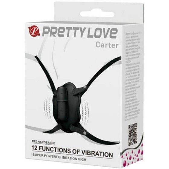 PRETTY LOVE - STRAP ON WITH CARTER VIBRATING BULLET PRETTY LOVE SMART - 7