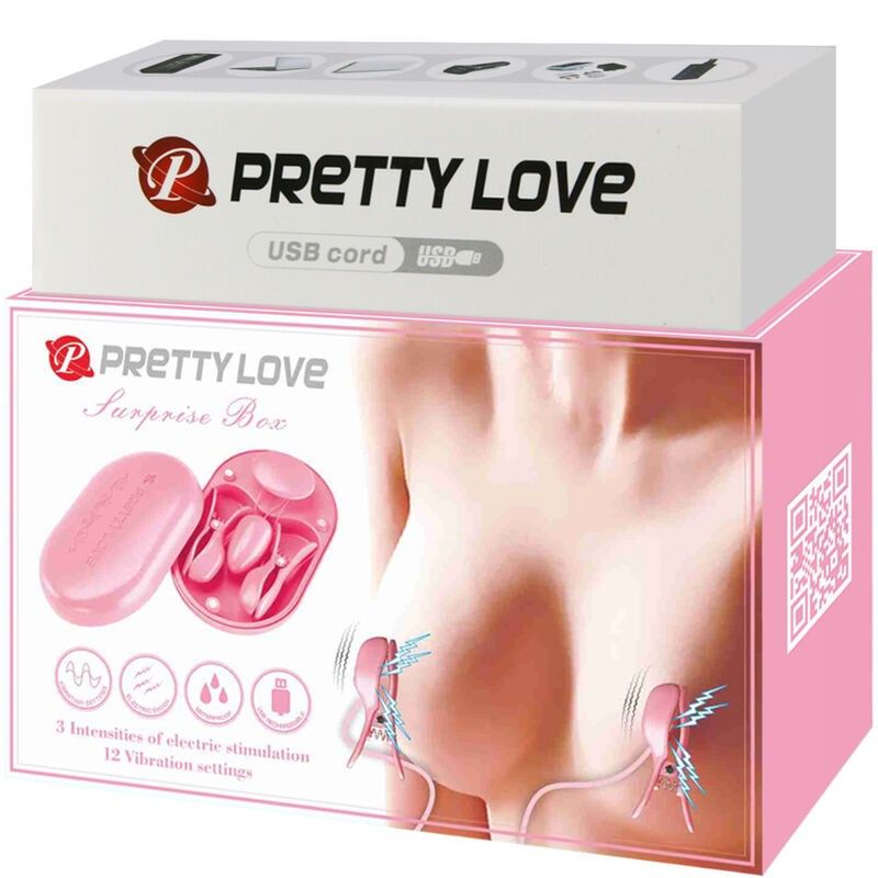PRETTY LOVE - SURPRISE BOX PINK ELECTRO STIMULATION TWEEZERS PRETTY LOVE FLIRTATION - 8