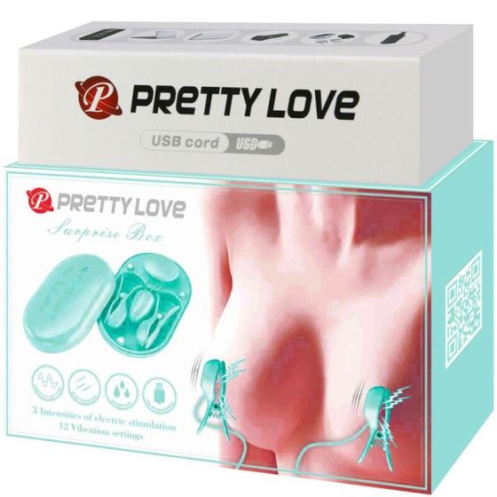 PRETTY LOVE - SURPRISE BOX BLUE ELECTRO STIMULATION TWEEZERS PRETTY LOVE FLIRTATION - 8