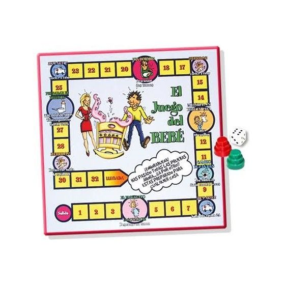 INEDIT - THE GAME THE BABY (MEASURE: 33.5 X 33.5CM)