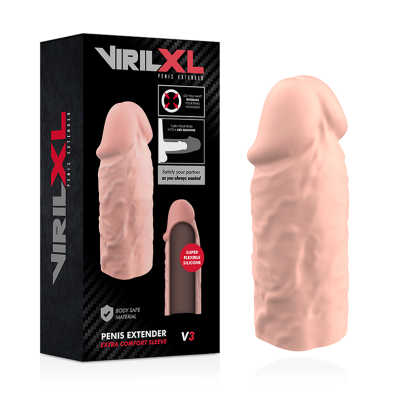 VIRILXL - LIQUID SILICONE V3 NATURAL PENIS EXTENSION VIRILXL - 2