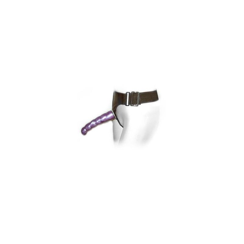 BAILE - LILAC FEMALE ANAL AND VAGINAL HARNESS GPOINT 17 CM BAILE HARNESS COLLECTION - 2