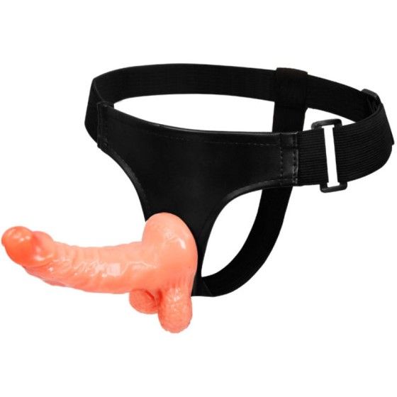 BAILE - HARNESS WITH REALISTIC PENIS AND ULTRA PASSIONATE ADJUSTABLE PANTIES 15.5 CM BAILE HARNESS COLLECTION - 1