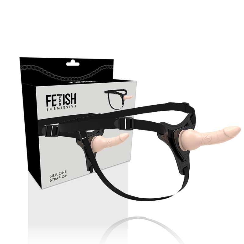 FETISH SUBMISSIVE HARNESS - FLESH REALISTIC SILICONE 16 CM FETISH SUBMISSIVE HARNESS - 1