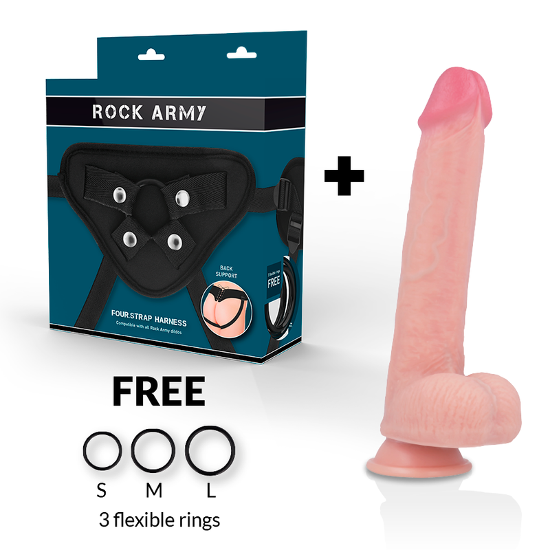 ROCKARMY - ARN S + LIQUID SILICONE DILDO PREMIUM KINGCOBRA 24CM ROCK ARMY - 2